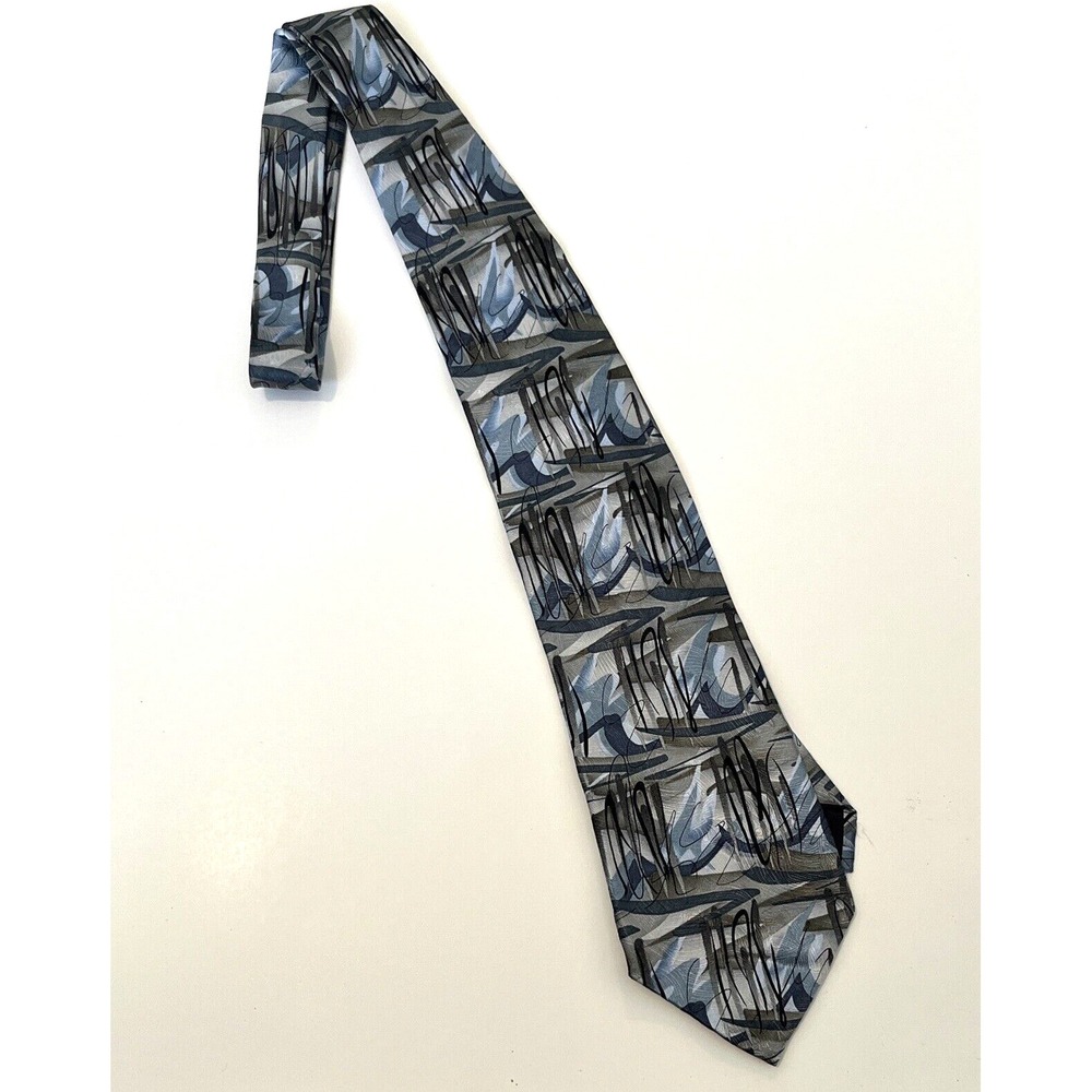 J Garcia Paris‎ in the Rain Collection 15 Designer Men's 100% Silk Tie